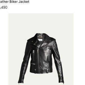Saint laurent biker jacket